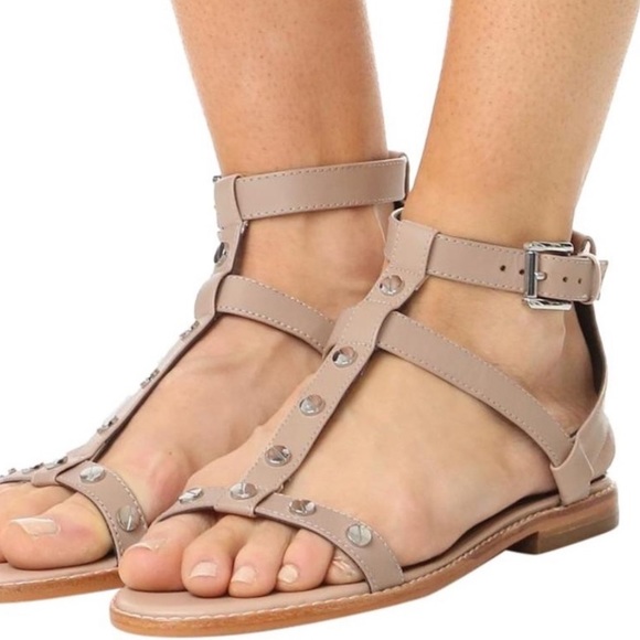 Rebecca Minkoff Sandy Studded Gladiator Sandals - Picture 2 of 10